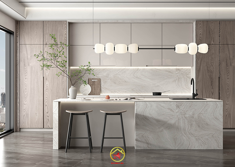 TỦ BẾP MDF AN CƯỜNG 38